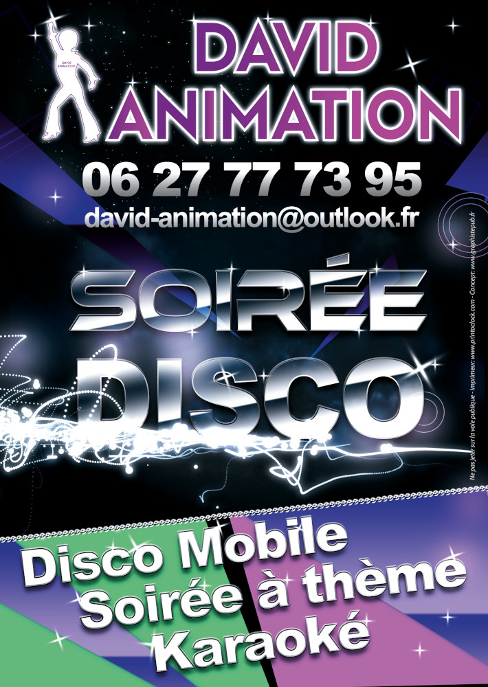 David Animation - Soirée Disco, karaoké, soirée à thème et dansante.
