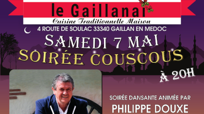 Restaurant Le Gaillanai Soirée couscous